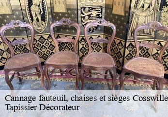 Cannage fauteuil, chaises et sièges  cosswiller-67310 Tapissier Décorateur