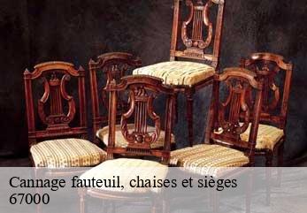 Cannage fauteuil, chaises et sièges  strasbourg-67000 Tapissier Décorateur