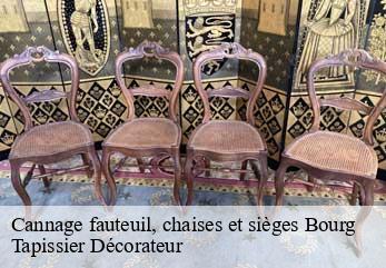 Cannage fauteuil, chaises et sièges  bourg-67420 Tapissier Décorateur